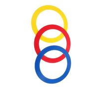 TOYANDONA 3Pcs Lightweight Hand Juggling Rings for Acrobatic Performances Throwing Ring Props for Circus Acts Enhances Coordination and Physical Fitness for Beginners