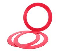 TOYANDONA 3pcs Lightweight Juggling Rings Set Plastic Circus for Outdoor Throwing Games Training Juggling Precision Stability Portable Entertainment