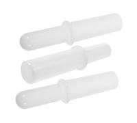 TOYANDONA 3Pcs Meat Grinder Tamper Plastic Food Pusher for Efficient Meat Grinding and Sausage Making for Home Use Easy to Clean White