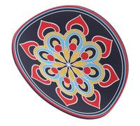 TOYANDONA 3pcs Meditation Sound Bowl Mat Flower Print Design Portable Cushion for Singing Bowls Non- Embroidery Mat for Yoga and Sound Bath Sessions for