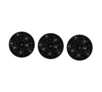 TOYANDONA 3pcs Melody Tool Guitar Chord Wheel Musicians Instrument Supply Chord Notes Wheel for Ukulele and Guitar