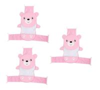 TOYANDONA 3pcs Mesh Bather Bath Seat Boy Girl Support Mat Comfortable Bathtub Non Slip for Newborns and Bath for Months Plus Use in Bathroom