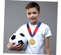TOYANDONA 3pcs Metal Award Medals Place Prize Medals for Sports Competitions Events Durable Alloy with Embossed Favors