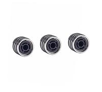 TOYANDONA 3pcs Metal Knob Chrome Volume Control Knob for Guitar Bass Parts O-ring Dome Control Cap Guitar Parts