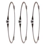 TOYANDONA 3Pcs Microwave Glass Turntable Roller Wheel Set 14Mm Large Ring Support for Oven Tray Plate Replacement, Microwave Turntable Holder with Rotating Spinner Ring Suitable for Kitchen