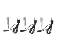 TOYANDONA 3pcs Mini Portable Microphone for Phone Tablet Tiny Vocal Recording Mic for Podcasting Singing Live-streaming Video Blogging Fashionable Design Easy to Carry