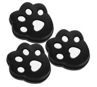 TOYANDONA 3Pcs Mini Tennis Racket Dampeners Lightweight Silicone Shock Absorbers for Enhanced Control Comfort for Tennis Enthusiasts Black Color