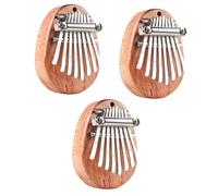TOYANDONA 3pcs Mini Thumb Piano Keys Kalimba for Beginners Portable Finger Piano Musical Instrument for Boys and Girls