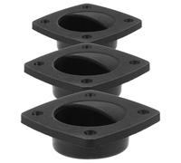 TOYANDONA 3pcs Nylon Flush Pull Handles Boat Deck Hatch Handles Marine Recessed Hatch Pulls for Yacht Rv Drawer Cabinet Hardware Accessories