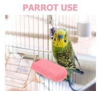 TOYANDONA 3pcs Parakeet Cage Accessories: Parrot Perch Stand - Bird Perch Platform For Cage - Platform Playground For Parakeets - Beak Grinding Station