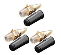 TOYANDONA 3pcs Professional Saxophone Clip Metal Ligature Cap for Saxophone Accessories