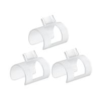 TOYANDONA 3pcs Pvc Flute Blowing Nozzle Accessories for Beginners, Defg Key Bamboo Flute Trainer Mouthpiece, Wind Practice Device for Chinese Woodwind Instrument Learning