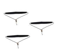 TOYANDONA 3pcs Quality Saxophone Strap Metal Fastener for Alto Tenor Soprano Sax Comfortable and