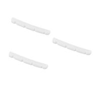 TOYANDONA 3pcs Real Slotted Bone Nut Guitar Accessory Bass Guitar Nut Replacement Ox Bone Material String Saddle for Folk String