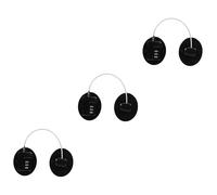 TOYANDONA 3pcs Refrigerator Door Lock Boy Girl Easy Application Multi-use for Cabinets Freezers Black Adhesive Protects Boys and Girls from Accidental Access