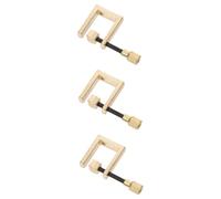 TOYANDONA 3pcs Repair Violin Edges Clamp Tool for Luthiers Violin Fixing Clip for Making Smooth Edges Design