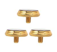 TOYANDONA 3pcs Short Button Buckle Metal Trumpet Valve Caps Key Buttons Replacement for Concert Performances for Repairing