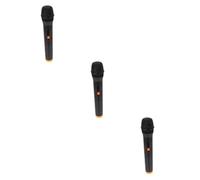 TOYANDONA 3pcs Simulation Microphone Prop Lightweight Fake Mic Model for Design for Stage Shows Parties Interviews Vibrant
