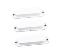 TOYANDONA 3pcs Single Coil Pickup Cover Set No Holes Eyes Guitar Pickup Cover Plastic Lid for Electric Guitar
