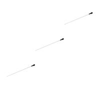 TOYANDONA 3pcs Solid Wood Music Conductor Baton for Orchestra Performance Professional Music Conducting Handle for Concert Stage Use Black