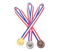 TOYANDONA 3pcs Sports Medals Competition Awards Gold Silver Bronze Medals for School Sports Day Student Rewards Lightweight Prizes for Various Events