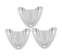 TOYANDONA 3pcs Stainless Steel Clamshell Vent Cover for Boat Cable Management Corrosion-resistant Grille Drain Ventilation Easy Install for Cabins and Cargo Holds