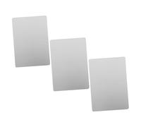 TOYANDONA 3pcs Stainless Steel Rabbit Cooling Plates Heat-absorbing Cooling Mats for Rabbits Guinea Pigs Chinchillas Summer Heat Dissipation Pet Accessories