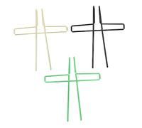 TOYANDONA 3pcs Steel Manual Page Fixing Clip Music Book Clip Page Holder Wind-resistant Multi-function Handbook Bookmark for Lectures and Cooking Recipes Random Color