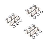 TOYANDONA 3pcs String Acoustic Guitar Tuning Machine Metal Square Button a Tuning Pegs for Classical and Acoustic Guitars Efficient Pitch Finish