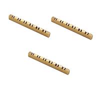 TOYANDONA 3pcs String Nut Replacement for Instrument Bridge Nut for Guitar Maintenance and Equipment