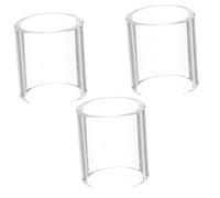 TOYANDONA 3pcs Transparent Guitar Finger Sleeve Slide Set Glass Tube for Stable Fit Clear Tone and Enhanced Finger Visibility Essential Electric and Acoustic Guitar String Slide Accessory