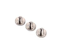 TOYANDONA 3pcs Trumpet Replacement Fixing Screws Metal Slide Finger Rings Brass Instrument Accessory Lightweight Repair Parts Silver