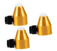 TOYANDONA 3pcs Tuning Fork Feet Meditation Tuning Fork Feet Round Smooth Replace Parts