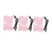 TOYANDONA 3pcs USB Portable Warmer for Newborns Efficient Breastmilk Bottle Warmer Easy Use Power Bank Car Laptop Convenient Daily Feeding Go Parents