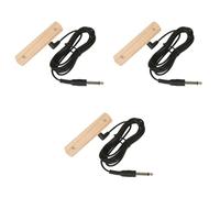 TOYANDONA 3pcs Versatile Wood Guitar Pickup No Drilling Required Easy Installation for Acoustic Classical and Ukulele Guitars Volume and Tone Control and Convenient Design
