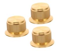 TOYANDONA 3pcs Volume Control Knob Sturdy Aluminum Alloy Amplifier Knob Use in Electric Guitar Setup