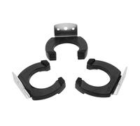 TOYANDONA 3pcs Wall Mounted Microphone Hanging Racks Mic Holder for Ktv Wireless Mic Storage Space-saving Lightweight