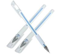 TOYANDONA 3pcs Waterproof Microblading Marking Pens Blue, Smudgeproof Eyebrow Positioning Tattoo Tools for Beauty Professionals and Makeup Artists