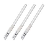 TOYANDONA 3pcs Waterproof White Mapping Pen for Position Makeup Brows with Comfortable Plastic Handle, Lightweight and Long-lasting Eyebrow Tattoo Marker for Professional Salon Use