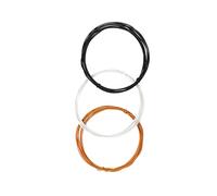 TOYANDONA 3pcs Wax-covered Guitar Circuit Wiring Hookup Wires for Electric Guitars and Bass Easy to Install Push Back Wires Multi-Colour