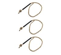 TOYANDONA 3pcs Waxed Fire Starter Jute Rope with Sleeve for Outdoor Camping Survival Portable Fire Rope for Hiking Emergency Preparedness Kit