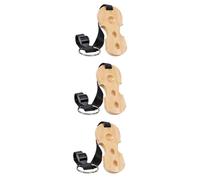 TOYANDONA 3pcs Wooden Cello End Pin Holder Cello Stop Slip Mat Strap Floor Protector for