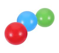 TOYANDONA 3pcs Wooden Outdoor Game Balls for Lawn Activities Promotes Teamwork and Coordination for Family Fun and Engagement