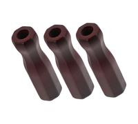 TOYANDONA 3pcs Wooden Table Football Handles Non-slip Octagon Foosball Grips Replacement Parts Fit for Table Soccer Game Accessories Ergonomic Design