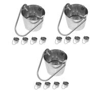TOYANDONA 3sets 5pcs Delicate Miniature Bucket Model for Dollhouse Decor Unique Barrel Accessories for Micro Landscape and Garden Decoration Charming Countryside Retreat Ambiance 5pcs*3