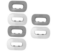 TOYANDONA 3sets Cabinet Locks Boy Girl Freezer Safety Locks Grey Multipurpose for Kitchen Refrigerator and Cupboard Door Latch