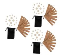 TOYANDONA 3sets Clarinet Mouthpiece Patch Cork Replacement Kit Woodwind Instrument Pad Clarinet Accessories Sax Pad