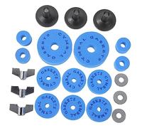 TOYANDONA 3sets Cymbal Stand Tube Drum Accessories Eva Cotton Pad Drum Set Fitting for Drummers Cymbal Replacement Accessories for Practice