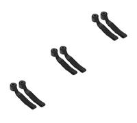 TOYANDONA 3sets Door Anchor Fitness Resistance Band Training Strap for Home Exercise Heavy Duty Webbing Durable Design for Scratch Prevention and Stability Black 2pcs*3