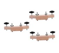 TOYANDONA 3sets Guitar Bridge Clamp Tool Repairing Acoustic Instruments Ergonomic Design for Easy Handling Essential Luthier Fixture for Guitar Maintenance